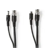 Nedis CCTV bezpečnostní kabel černá / BNC / DC / 20.0 m / Kulatý / PVC / Dárkový Box