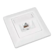 Rozbaleno - Solarix zásuvka 1x RJ45 CAT5E UTP pod omítku / rozbaleno