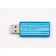 Verbatim Store 'n' Go PinStripe 32GB modrá / Flash Disk / USB 2.0 / čtení: 12MBs / zápis: 5MBs