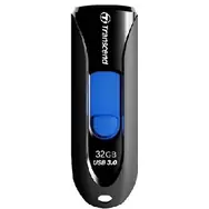 Transcend JetFlash 790 32GB černo-modrá / Flash Disk / USB 3.2 Gen 1 - (USB-A 3.0)