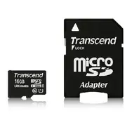 Transcend Ultimate Micro SDHC karta 16GB Class 10 UHS-I + adaptér