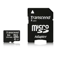 Transcend Micro SDHC karta 8GB Class 10 UHS-I + adaptér