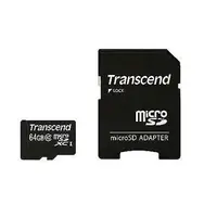 Transcend Micro SDXC 64GB / Micro SDXC / 64GB / Class 10 UHS-1