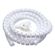 CONNECT IT trubice pro vedení kabelů WINDER bílá / 2.5m x 20mm