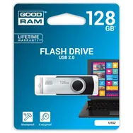 GOODRAM UTS2 128GB černá / Flash disk / USB 2.0 / čtení: 20MBs / zápis: 5MBs / doprodej