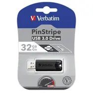 Verbatim PinStripe 32GB černá / Flash disk / USB 3.0 