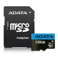 ADATA Micro SDXC karta Premier 128GB + adapter / UHS-I / CLASS10 / R: 85MBs / W: 25MBs