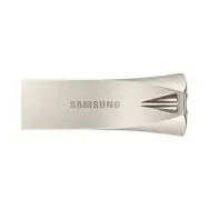 SAMSUNG Drive BAR Plus 128GB stříbrná / Flash Disk / USB 3.1 / rychlost až 200MBs
