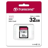 Transcend 300S SDHC 32GB / UHS-I / U1 / R: 95MBs / W: 25MBs