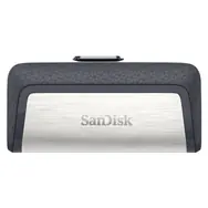 SanDisk Ultra Dual 64 GB střibrno-černá / Flash Disk / 64 GB / USB 3.1 (A & Type-C) / rychlost až 150MBs /