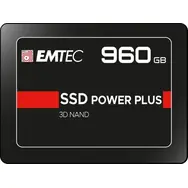 EMTEC Power Plus X150 960GB / 2.5" / SATA III / 3D TLC / R:520MBps / W:500MBps / IOPS: 70K&80K / MTBF 2mh / 3y