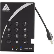 Apricorn Aegis Padlock 2TB černá / Externí HDD / 2.5" / šifrování 256-bit AES / USB 3.0