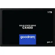 GOODRAM CX400 Gen.2 1TB / 2.5" / SATA III / 3D-NAND TLC / R: 550MBs / W: 500MBs / IOPS: 75K 76.8K / MTBF: 2mil