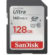 SanDisk Ultra SDXC 128GB / Class 10 / rychlost přenosu 140 MB/s / vhodné pro FULLHD