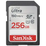 SanDisk Ultra SDXC 256GB / Class 10 / UHS-I / U1 / čtení: až 120MBs / vhodné pro Full HD