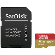 SanDisk Extreme microSDXC 512GB + adaptér  / Class 10 / UHS-I / čtení: až 190MBs