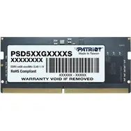Patriot Signature 32GB (1x32GB) 4800MHz / SO-DIMM / DDR5 / CL40 / On-die ECC / Unbuffered / 1.1V