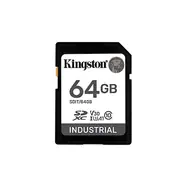Kingston Industrial pSLC SDXC 64GB / UHS-I V30 / U3 / A1 / Class 10 / Odolná
