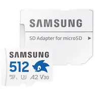 SAMSUNG PRO Plus Sonic the Hedgehog microSDXC 512GB + SD adaptér / UHS-1 / Class 10 / U3 / Čtení:180MBps / Zápis:130MBps