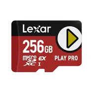 Lexar PLAY PRO microSDXC Express Card 256GB / čtení: 900MBps / zápis: 600MBps / V30