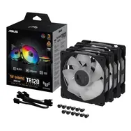 Rozbaleno - ASUS TUF GAMING TR120 ARGB Reverse (3ks) černá / 120mm / Hydraulic bearing / 2000 RPM / 76.3 CFM / 29 dB / rozbaleno