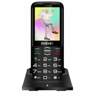 EVOLVEO EasyPhone XO + nabíjecí stojánek černá / 2.8" / 0.3MP / DualSIM / microSDHC