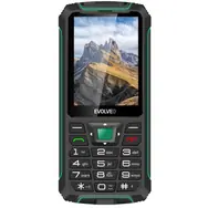 EVOLVEO StrongPhone W4 černo-zelená / 2.8" / 2MP / Dual-SIM / IP68 