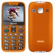 EVOLVEO EasyPhone XR + stojánek oranžová / 2.3" / SOS / Bluetooth / FM / microSD