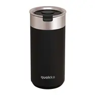 Quokka Boost Coffee Tumbler 400ml Carbon Black / Termohrnek se sítkem / nerezová ocel 