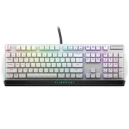 DELL Alienware AW510K bílá / Herní mechanická klávesnice / US / Cherry MX Red / RGB podsvícení / USB / 2 m