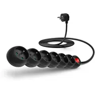 CONNECT IT prodlužovací kabel 230 V 6 zásuvek 3 m s vypínačem (černá)