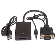 PremiumCord převodník VGA+YUV na HDMI