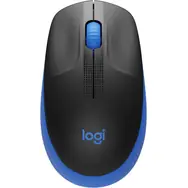 Logitech M190 modrá / optická bezdrátová myš / 1000 DPI / USB přijímač / 3 tlačítka