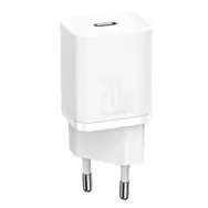 Baseus CCSUP-B02 Super Si Quick Charger USB-C 20W bílá / 5V / 3A