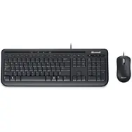 Microsoft Wired Desktop 600 DE černá / Drátová klávesnice a myš / USB / 800 DPI / GE layout 