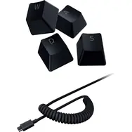 Razer PBT Keycap + Navinutý kabel černá / sada náhradních kláves+navinutý kabel USB-C-USB-A / vysokoprofilové / 120 ks
