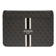 GUESS PU 4G Printed Stripes Computer Sleeve 16" černá
