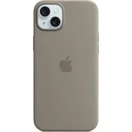 Apple Silikonový kryt s MagSafe pro iPhone 15 Plus jílově šedá