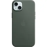 Apple Kryt z tkaniny FineWoven s MagSafe pro iPhone 15 Plus listově zelená