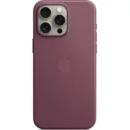 Apple Kryt z tkaniny FineWoven s MagSafe pro iPhone 15 Pro Max morušově rudá / doprodej