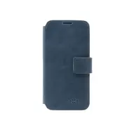 FIXED ProFit Kožené pouzdro typu kniha pro Apple iPhone 15 Plus modrá