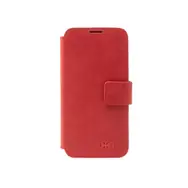 FIXED ProFit Kožené pouzdro typu kniha pro Apple iPhone 15 Pro Max červená