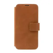 FIXED ProFit Kožené pouzdro typu kniha pro Apple iPhone 15 Pro Max hnědá
