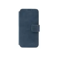 FIXED ProFit Kožené pouzdro typu kniha pro Apple iPhone 15 Pro Max modrá