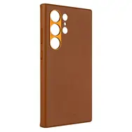 FIXED Kožený zadní kryt MagLeather s podporou MagSafe pro Samsung Galaxy S24 Ultra hnědá