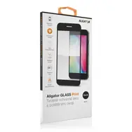 ALIGATOR Ochranné tvrzené sklo GLASS PRINT Samsung Galaxy S24+ černá / lepení přes celý displej 
