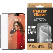 PanzerGlass UWF Ochranné sklo pro Apple iPhone 15 Pro / Instalační set 