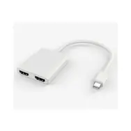 Rozbaleno - PremiumCord adaptér mini DisplayPort - 2x HDMI / rozšíření + zrcadlení obrazu / 4K*2K@30Hz / rozbaleno