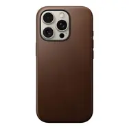 Nomad Modern Leather Case Kožený kryt pro Apple iPhone 16 Pro hnědá