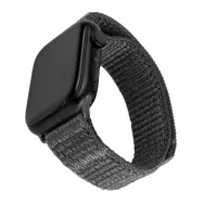 FIXED Nylonový řemínek Nylon Sporty Strap pro Apple Watch 42/44/45mm tmavě šedý